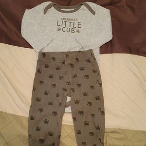 Long sleeve infant outfit